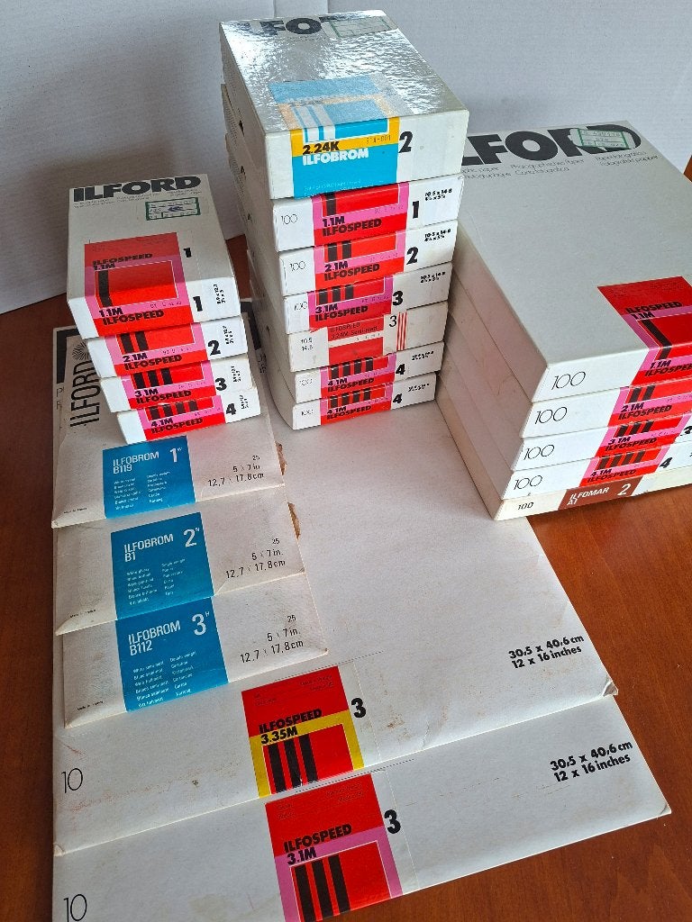 Analoog fotopapier-Doka-Z/W-Lith/lumenprinting-Ilford, Ophalen, Satijn, Ilford, Overige formaten
