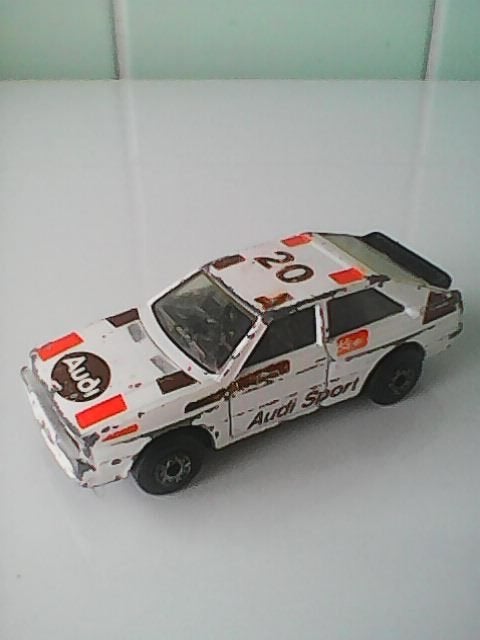 Vintage Matchbox Audi Quattro AFHALING LEES BESCHRIJVING, Enlèvement, Utilisé, Voiture, Matchbox