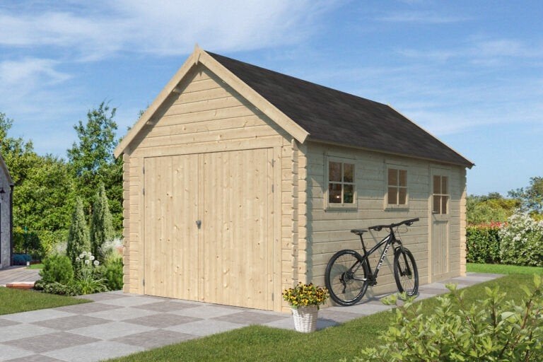 Nouveau garage en bois Cottage 3611, Envoi, Neuf