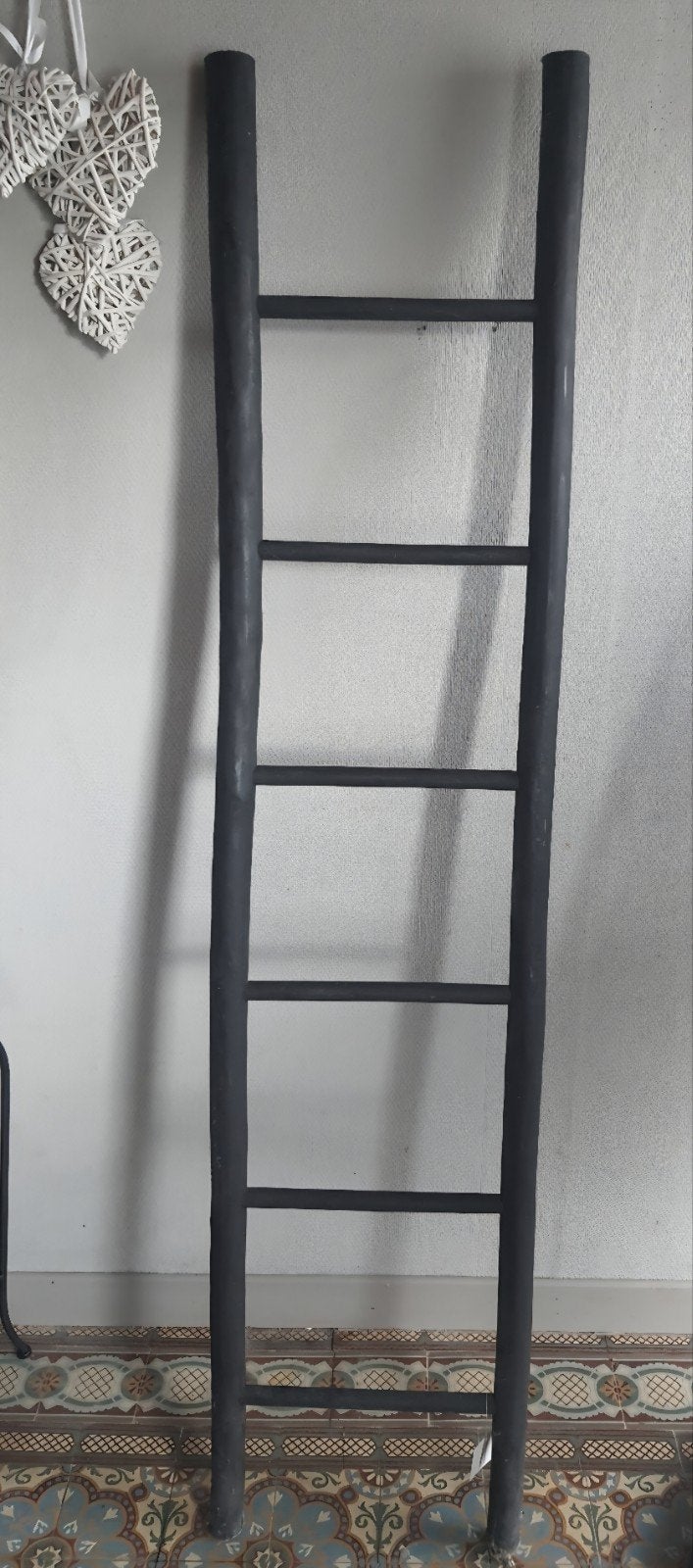 Decoratieve zwarte ladder, Ophalen, Ladder