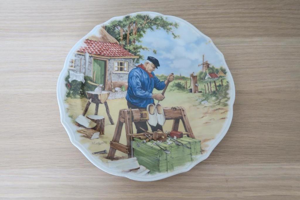 Vintage wandbord - Royal Schwabap, Ophalen of Verzenden
