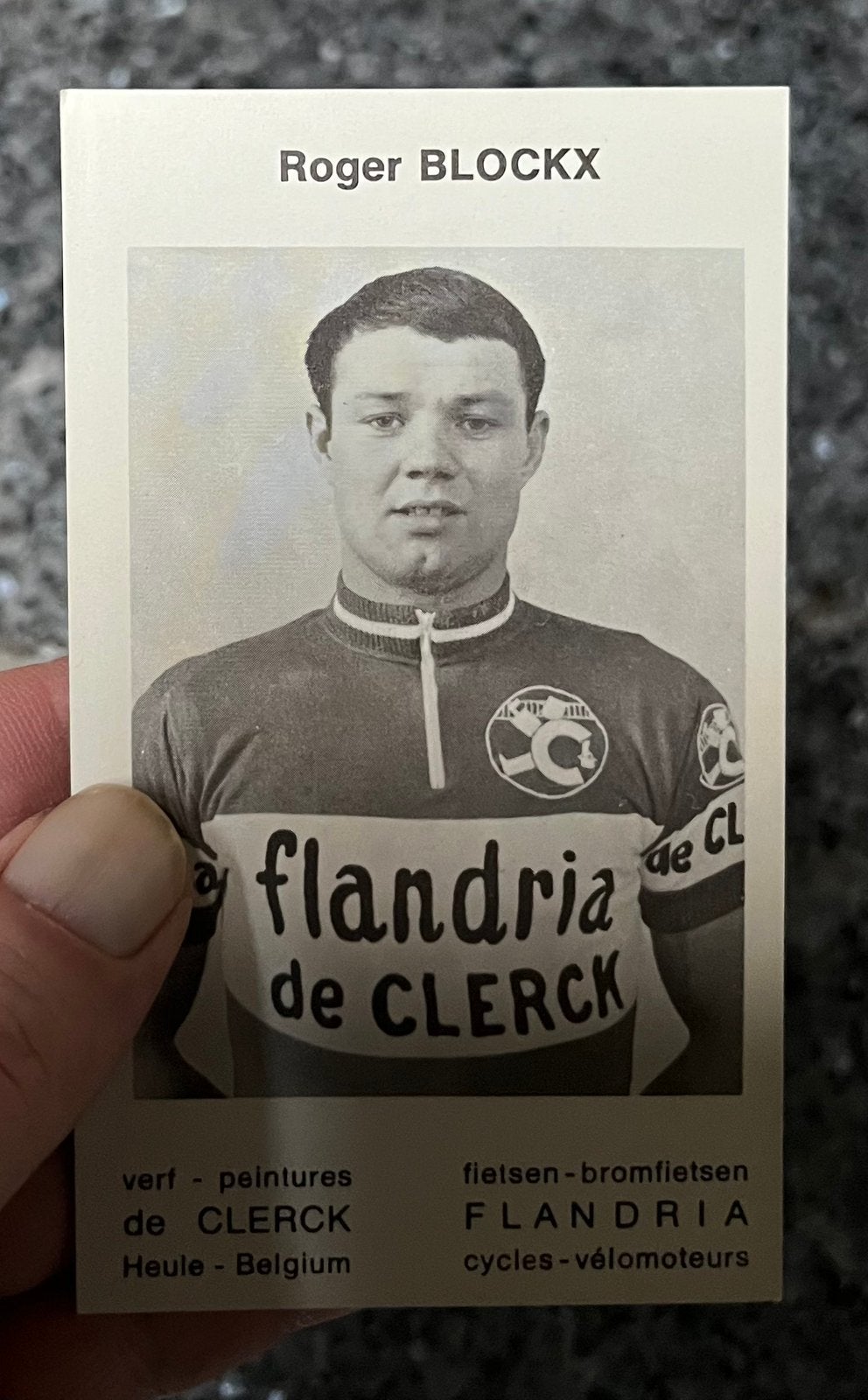 Le cycliste Roger Blockx Flandria, Enlèvement, Comme neuf