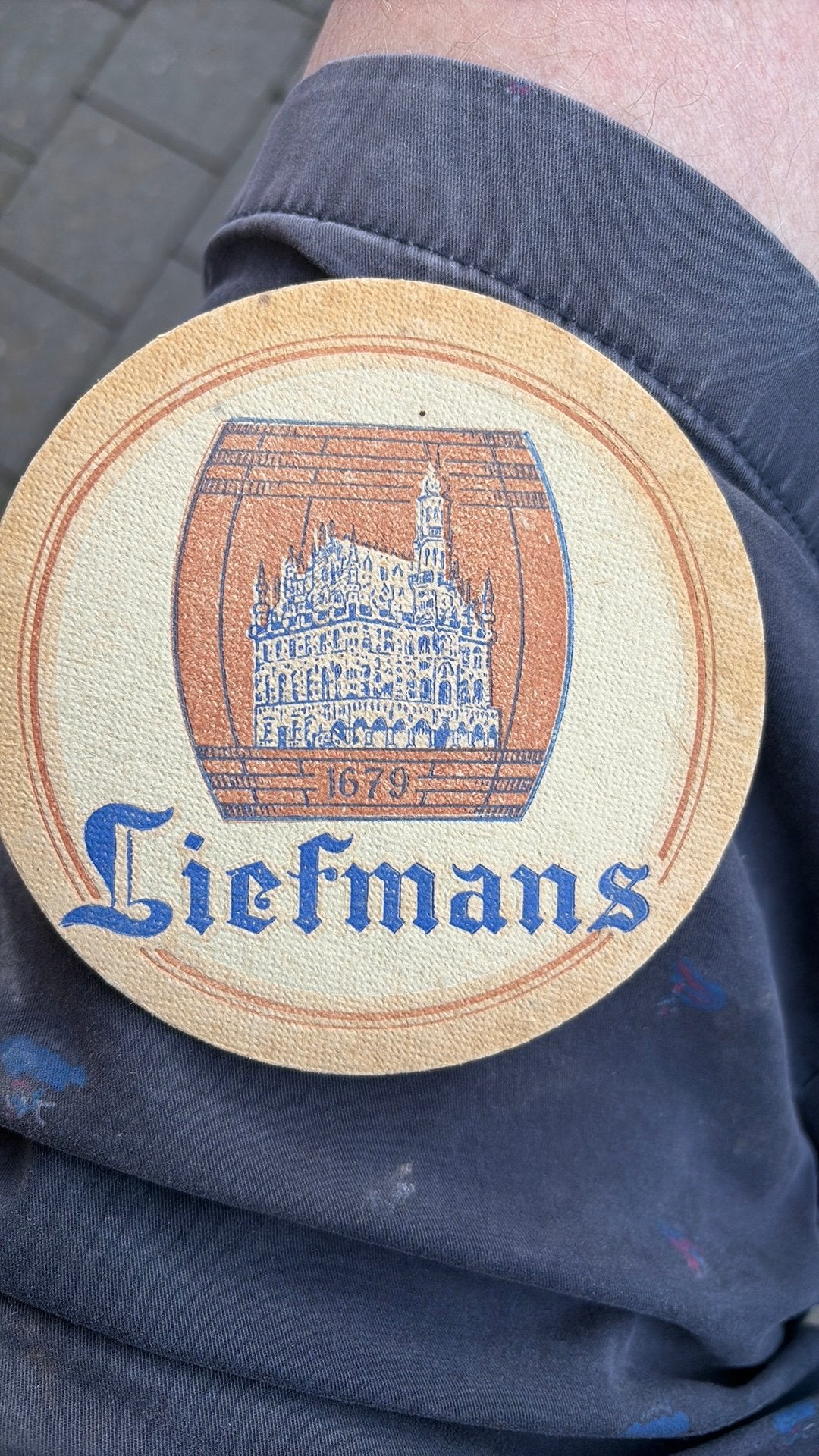 Bierkaartjes, Handtassen en Accessoires, Tassen | Rugtassen, Verzenden, Zo goed als nieuw