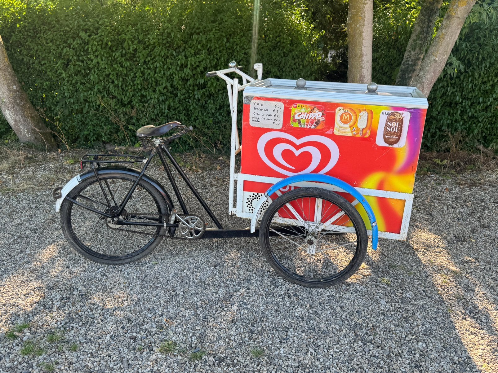 Originele ouderwetse traditionele ijsbakfiets apollo, Ophalen, Zo goed als nieuw