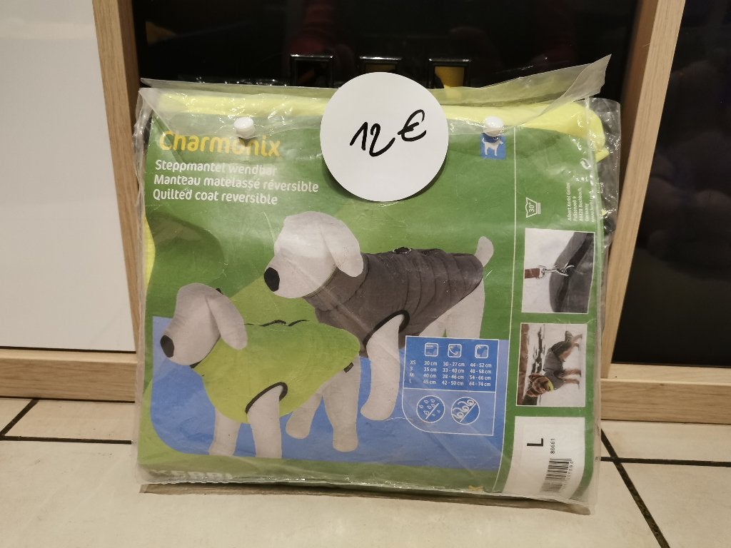 Manteau pour chien Kerbl Charmonix, Animaux & Accessoires, L, Enlèvement ou Envoi, Comme neuf, Avec fermeture