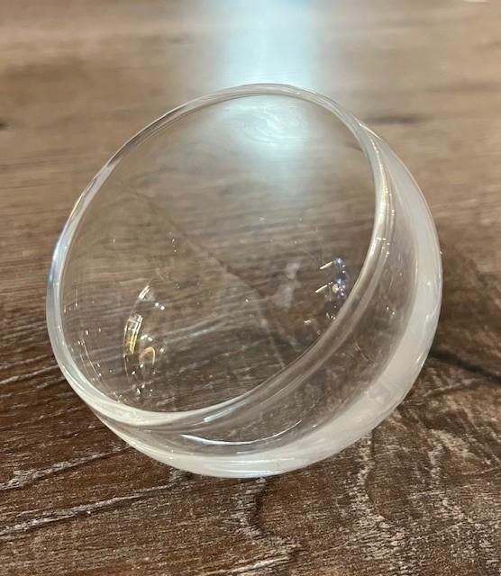 GLAZEN POTJES VOOR HAPJES, Ophalen