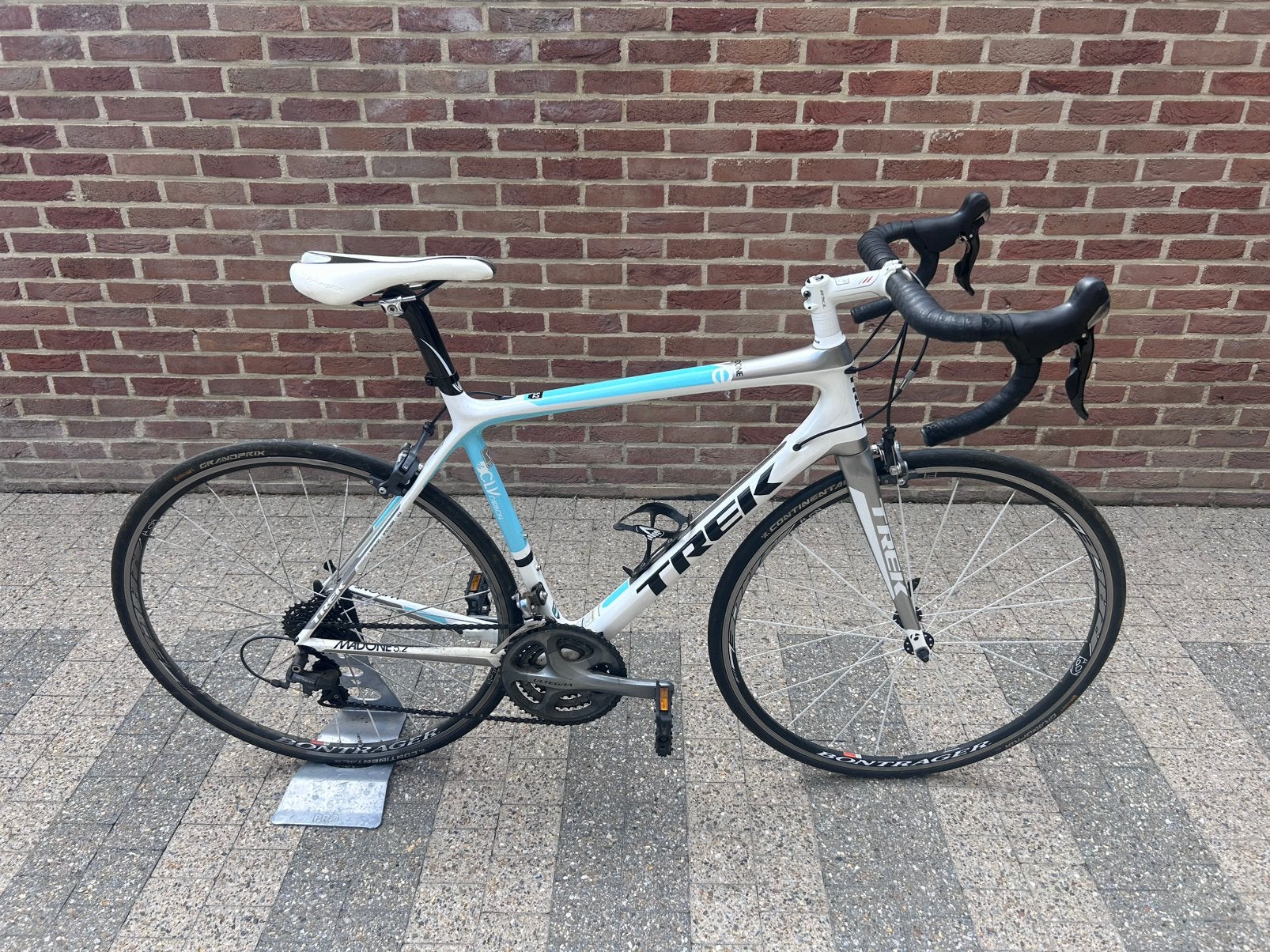Trek Madone 5.2 Leopard 2012 carbone taille 56, Frein sur jante, Enlèvement, 28 pouces, Hommes