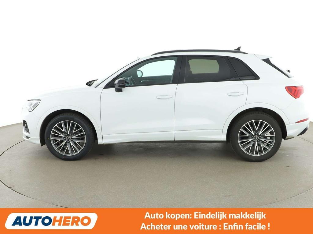 Audi Q3 35 TDI Advanced (bj 2023, automaat), Auto's, 1655 kg, Wit, Leder, 150 pk