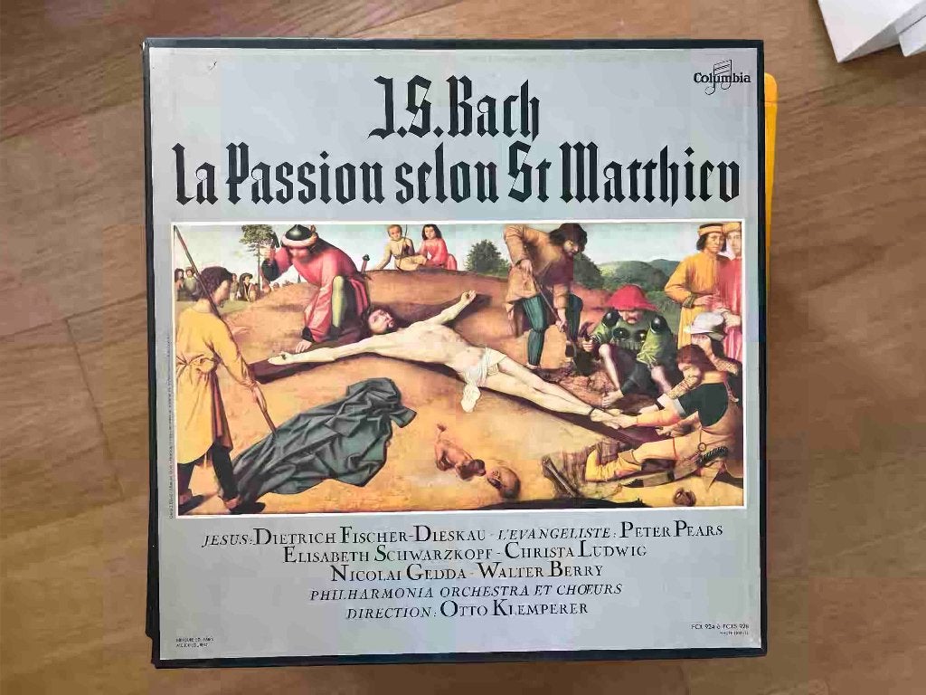 Bach — De passie volgens Mattheüs (boxset met 5 schijven), Boxset, Ophalen of Verzenden, Zo goed als nieuw, Boxset