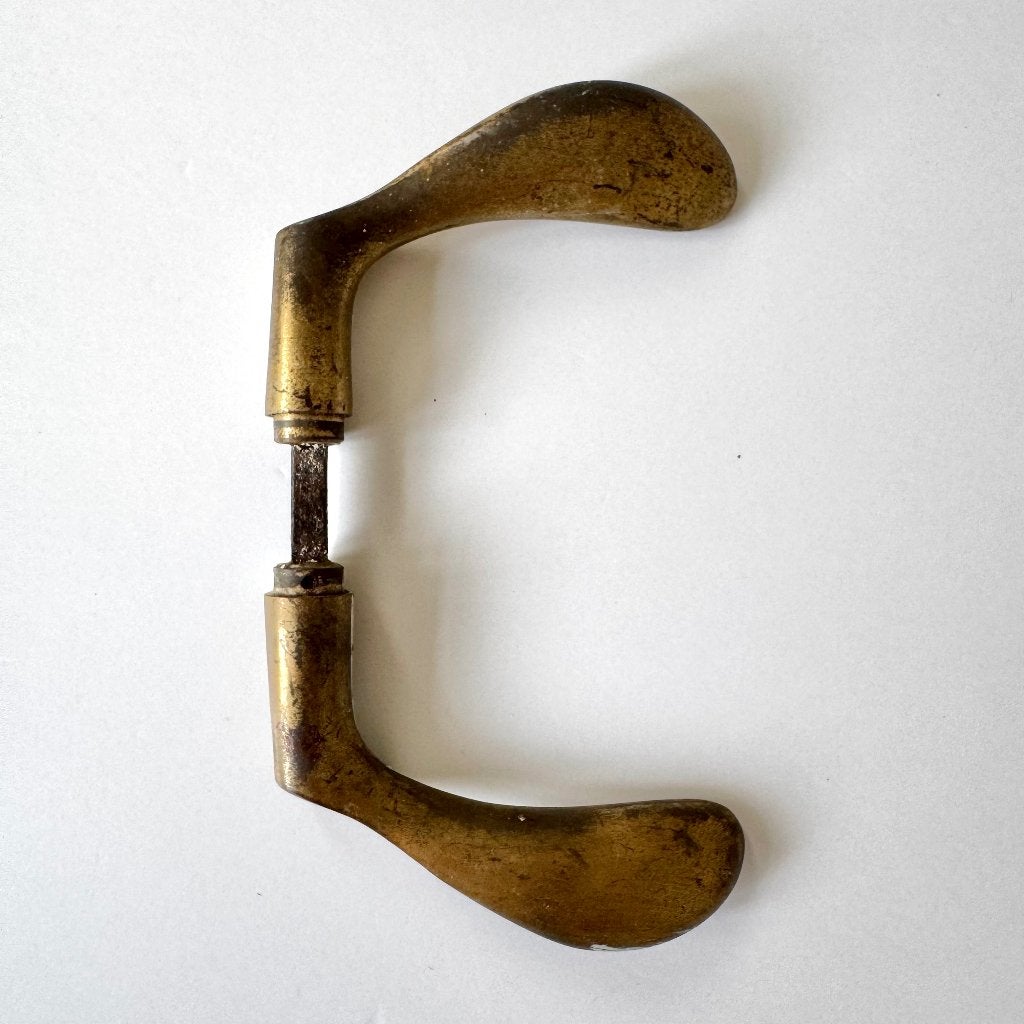 Arne Jacobsen deurgrepen, Antiek en Kunst, Ophalen, Goud, Set, Metaal