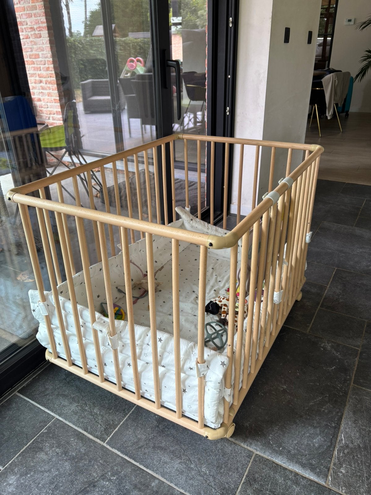 Box voor baby met wasbaar kussen, Ophalen, Gebruikt