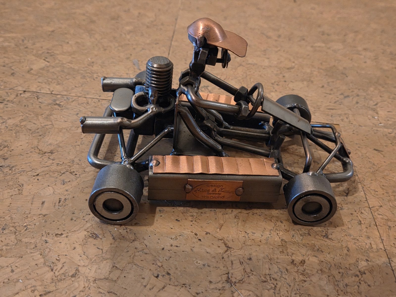 kart in metaal, Hobby en Vrije tijd, Ophalen