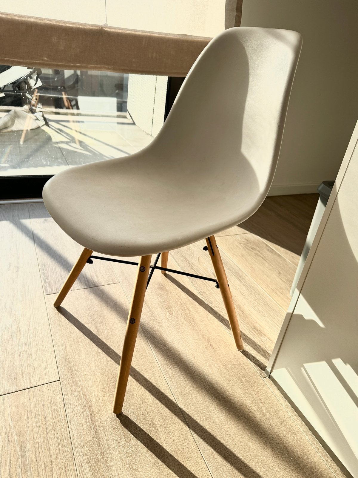 6 stoelen Scandinavische stijl, Synthétique, Enlèvement, Scandinave, Blanc