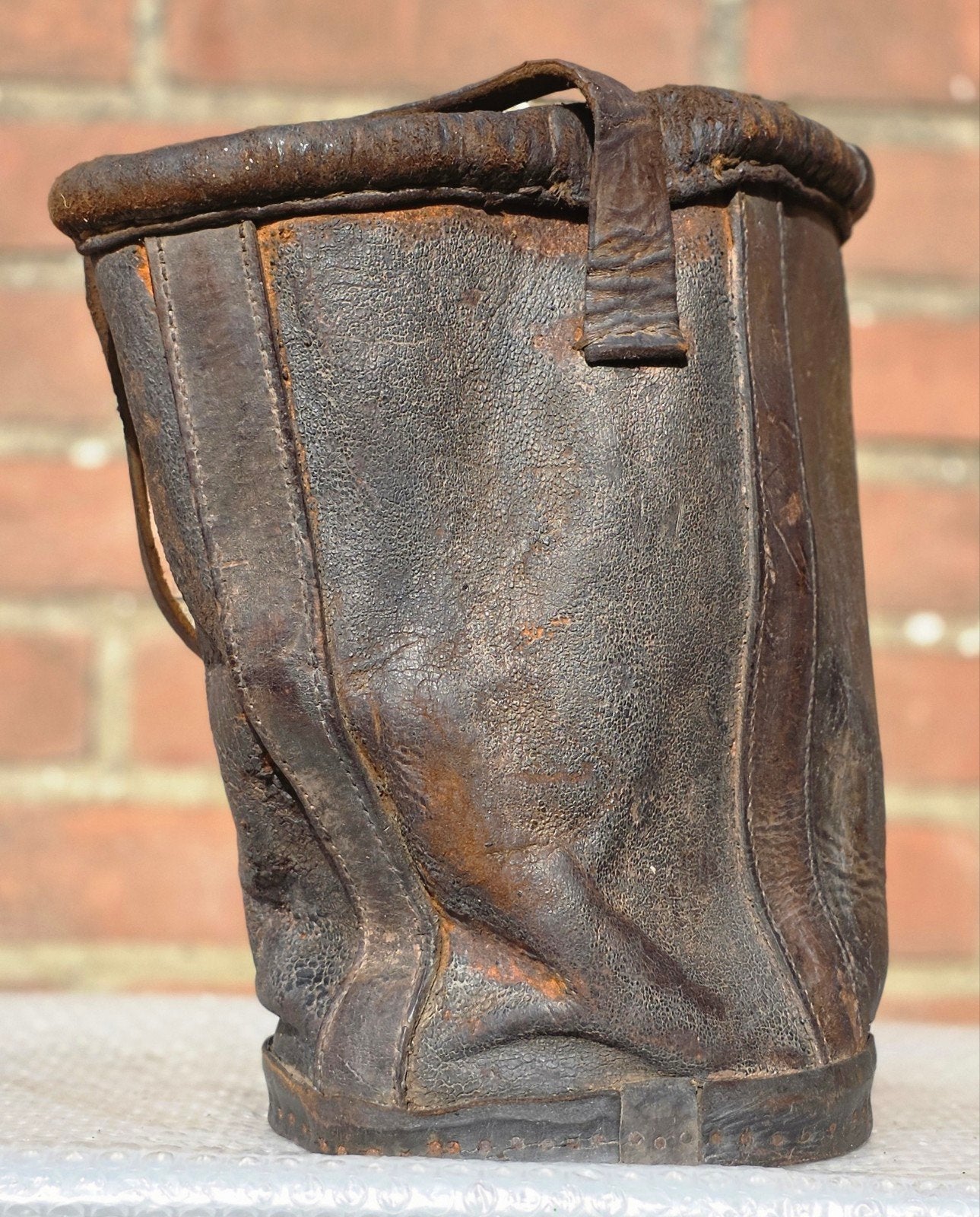 seau de sapeurs-pompiers en cuir 1800 seaux pompier, Collections, Enlèvement ou Envoi