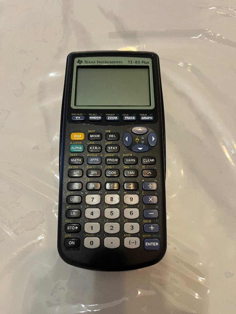 Texas instruments Ti-83 plus, Divers, Enlèvement ou Envoi, Calculatrices graphique, Utilisé