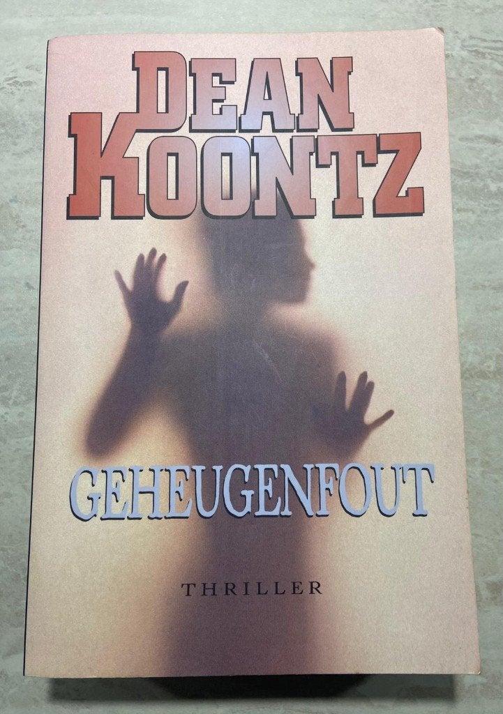 Geheugenfout, Dean Koontz, Nederland, Ophalen, Gelezen