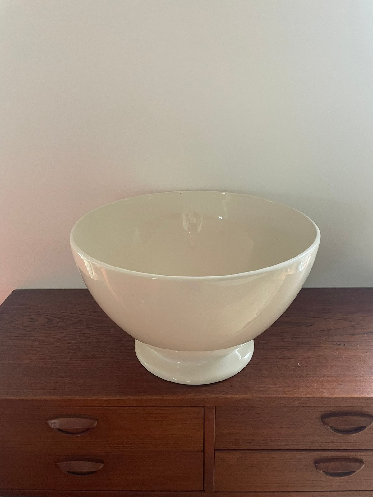 Royal Boch - grote bowl/ijsemmer - écru, Ophalen, Zo goed als nieuw