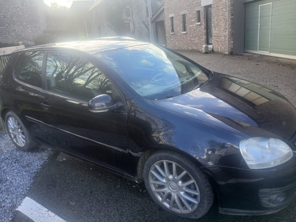 Golf 5 Gt, Auto's, Zwart, Leder, 14 cc, Euro 4
