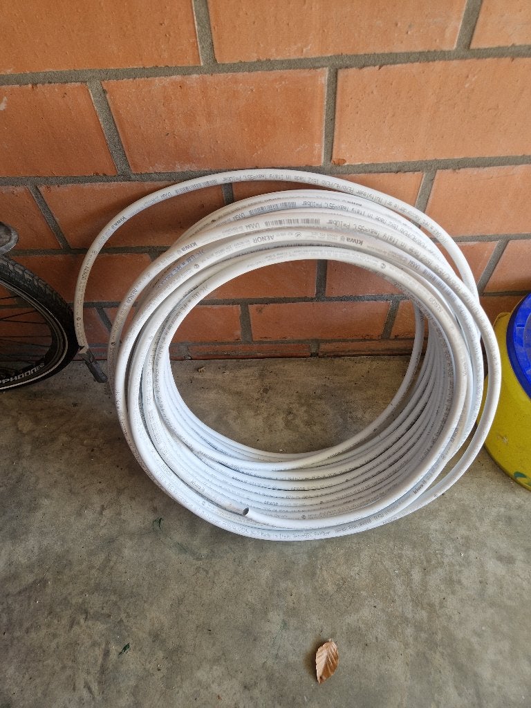 Alpex 16x2 mm, ongeïsoleerd +-43m., Ophalen, Zo goed als nieuw