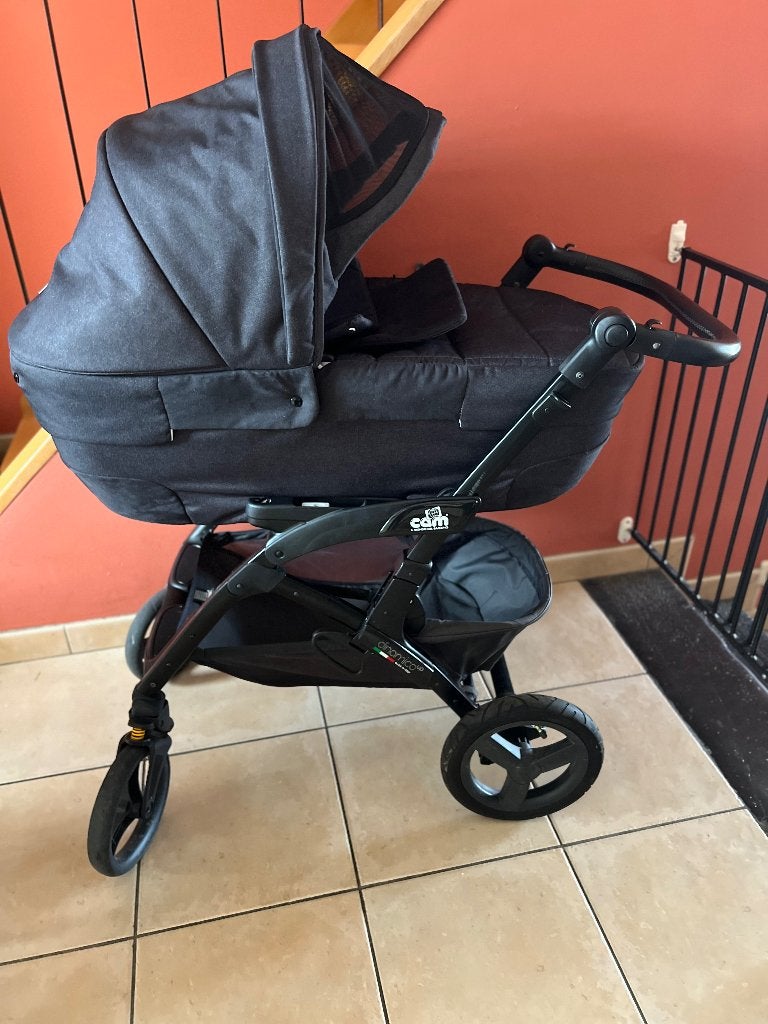 Poussette trio cam, Autres marques, Poussette combi, Tige de poussée réglable, Enlèvement