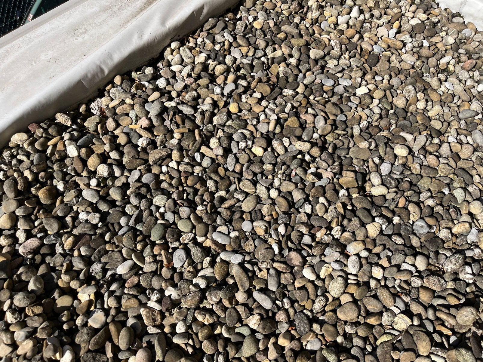 Dakkiezel 80 zakken 25 a 30 kg, Gris, Quartz, Gravier, Enlèvement