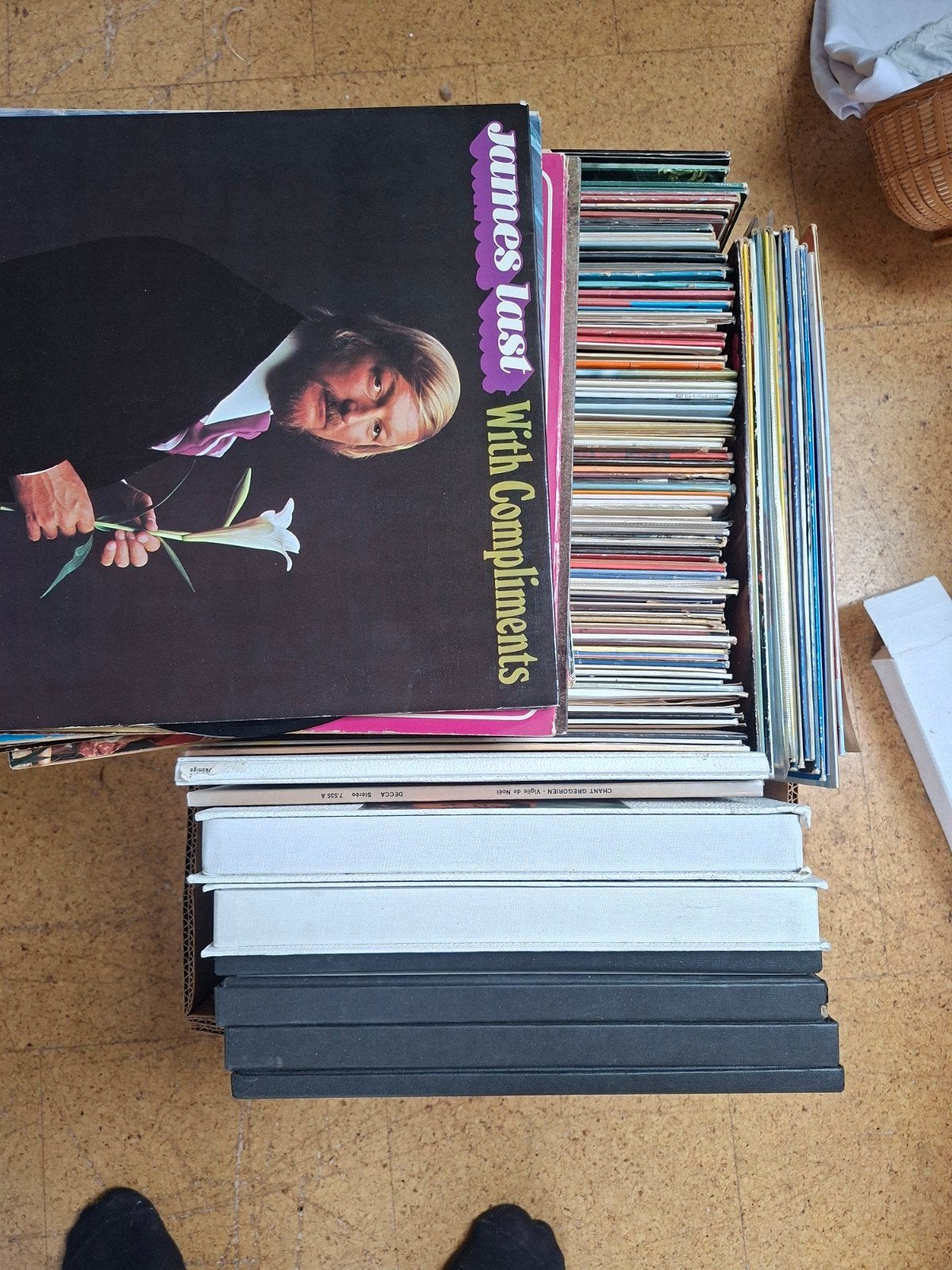 Doos lp's, Cd's en Dvd's, Vinyl | Overige Vinyl, Ophalen, LP