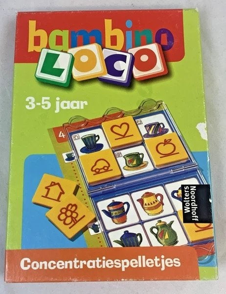 Bambino Loco Concentratiespelletjes basispakket en 2 boekjes, Kinderen en Baby's, Verzenden, Zo goed als nieuw