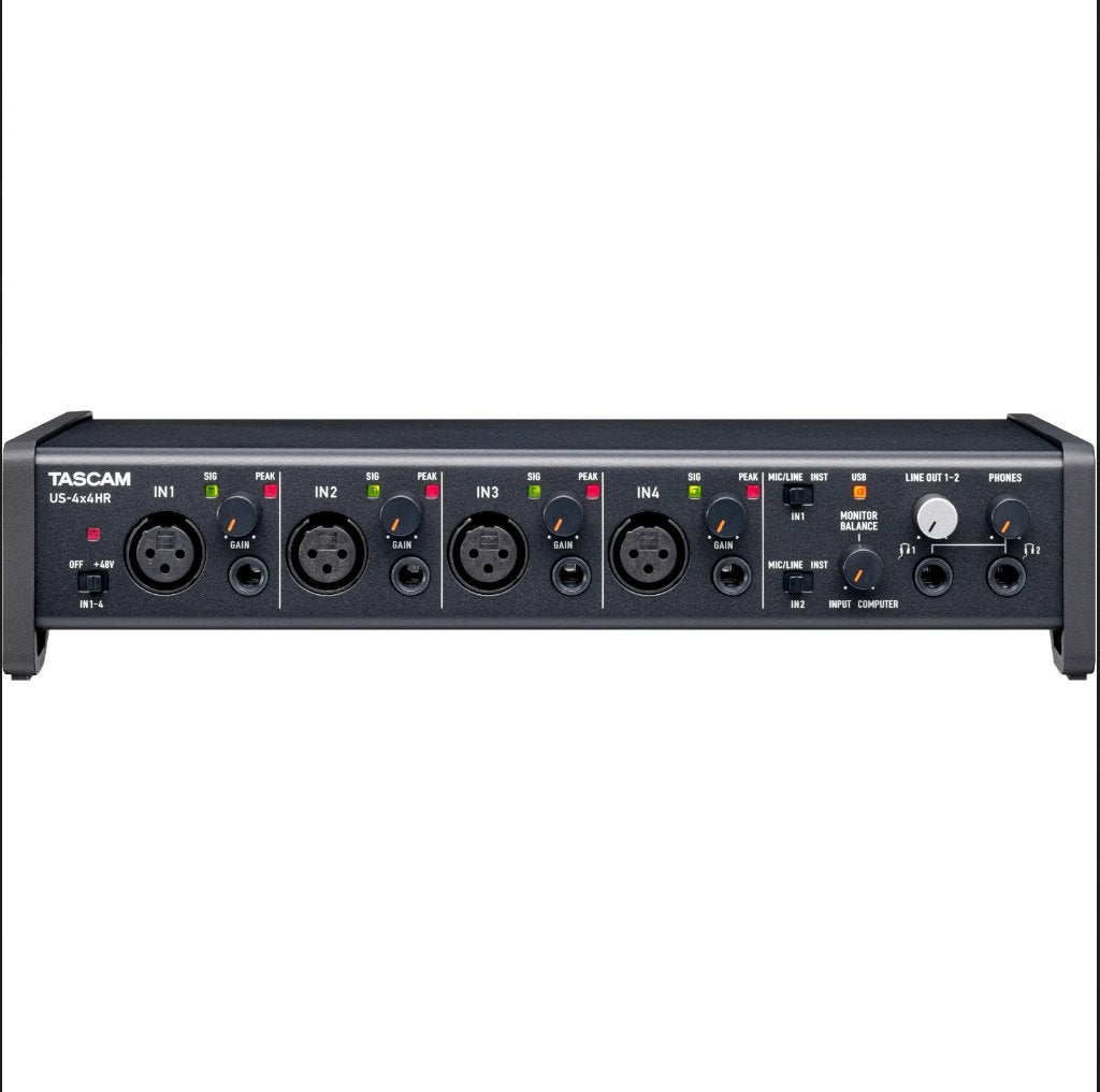 Tascam US-4x4HR Usb Audio-interface, TV, Hi-fi & Vidéo, Appareils professionnels, Enlèvement, Comme neuf, Audio