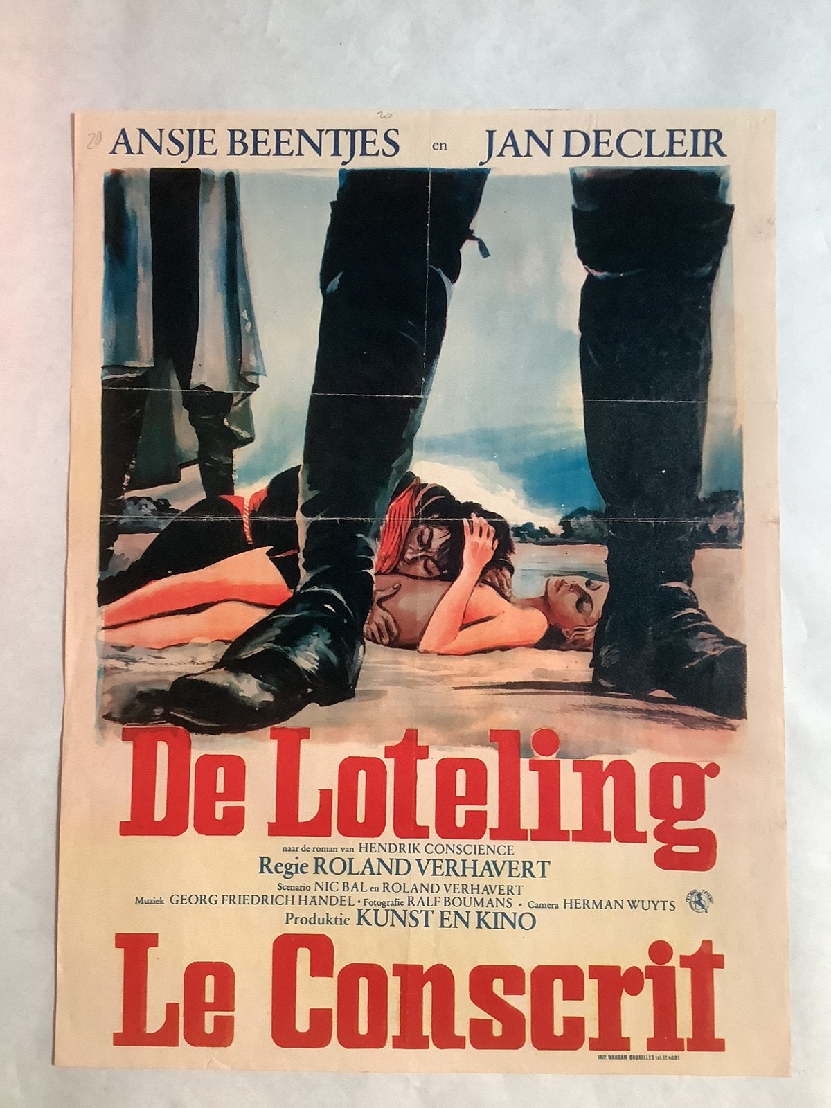 De loteling   Filmposter     36-49 cm    Used, Collections, Posters & Affiches, Enlèvement ou Envoi