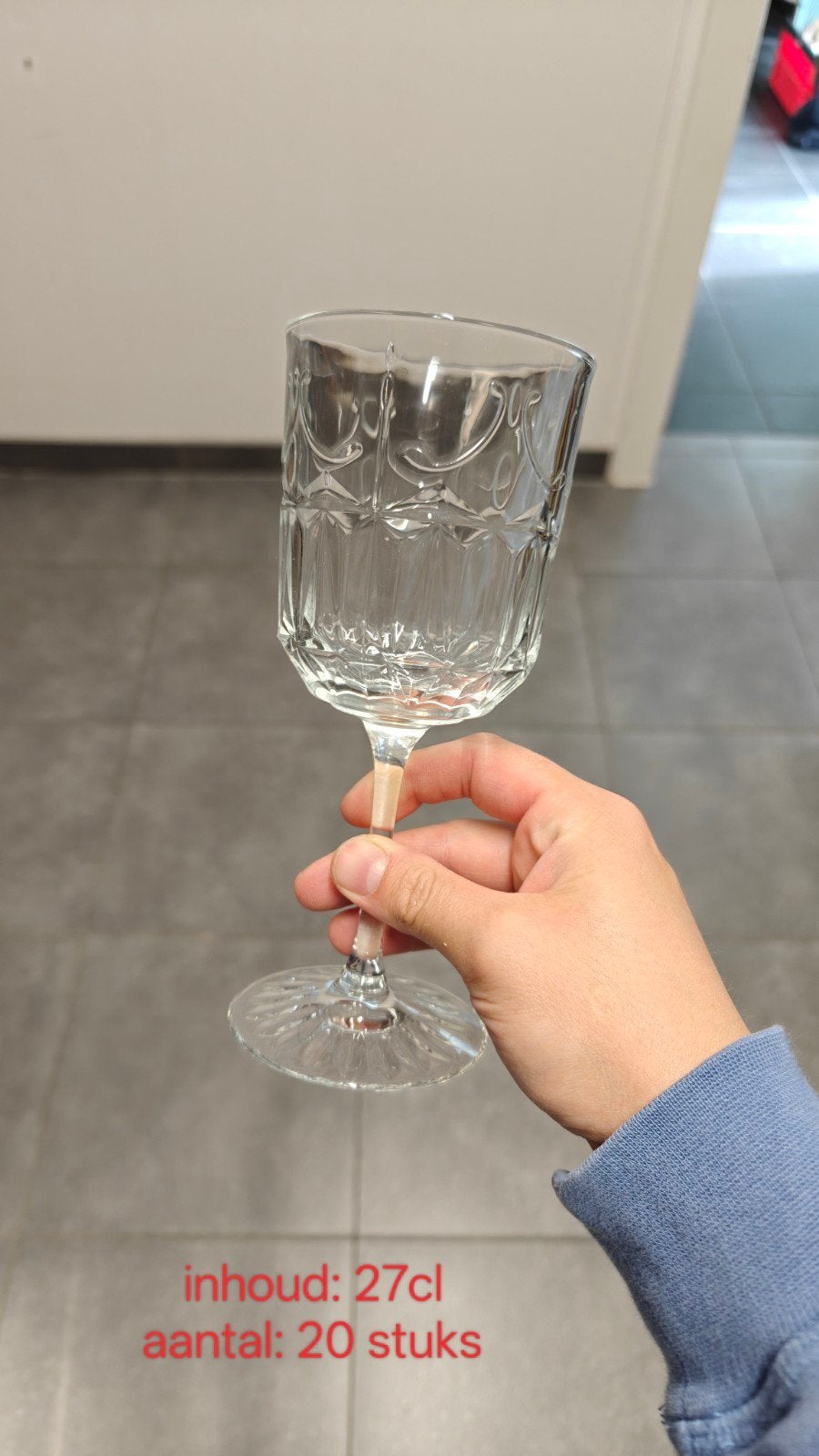 diverse glazen te koop, Maison & Meubles, Enlèvement ou Envoi, Comme neuf, Verre, Verre ou Verres