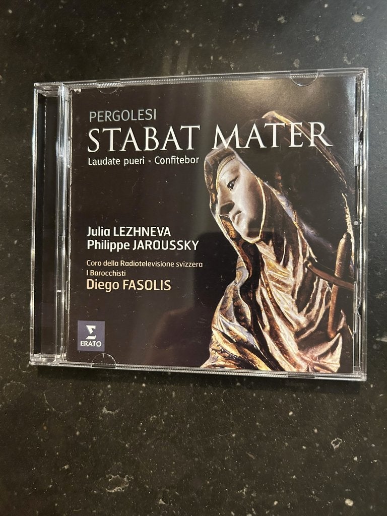 Pergolesi – Stabat Mater – Lezhneva, Philippe Jaroussky, Cd's en Dvd's, Ophalen of Verzenden, Zo goed als nieuw, Album