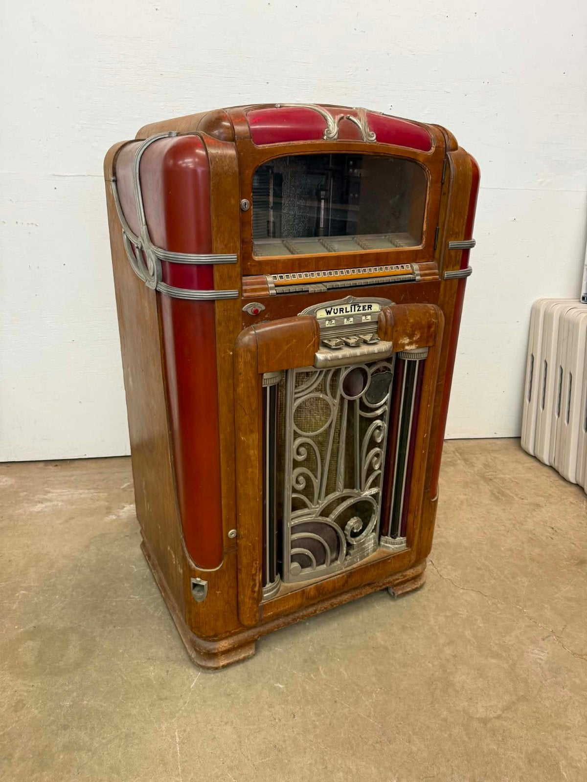 JUKEBOX : juke-box WURLITZER 700 original à 78 tr/min, Collections, Machines | Jukebox, Enlèvement, Utilisé, Avant 1950, Wurlitzer