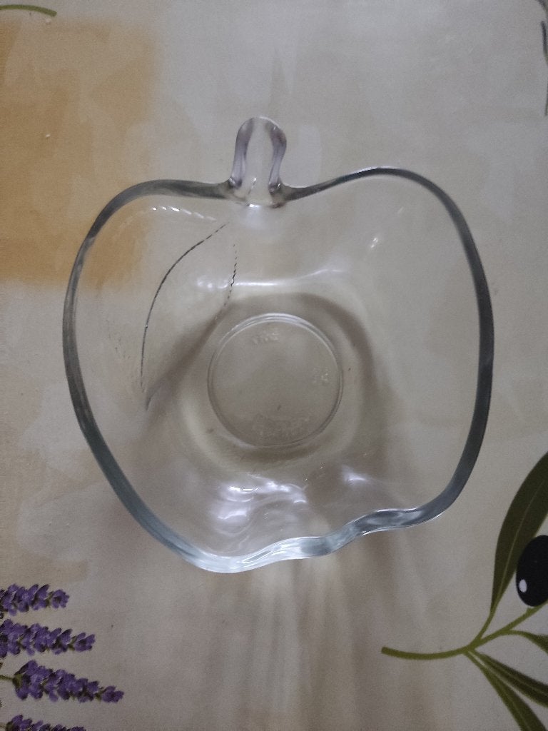 coupe a dessert en verre forme de pomme, Enlèvement ou Envoi, Verre