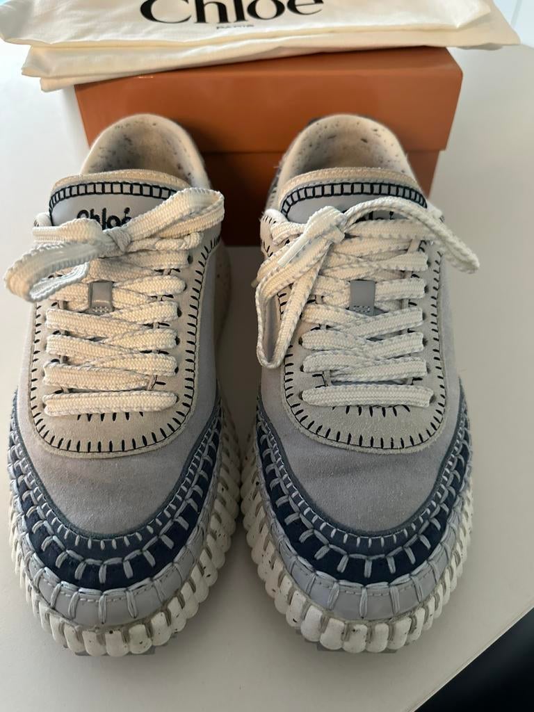 Sneakers Chloé Nama, Kleding | Dames, Schoenen, Blauw, Ophalen of Verzenden, Zo goed als nieuw, Sneakers