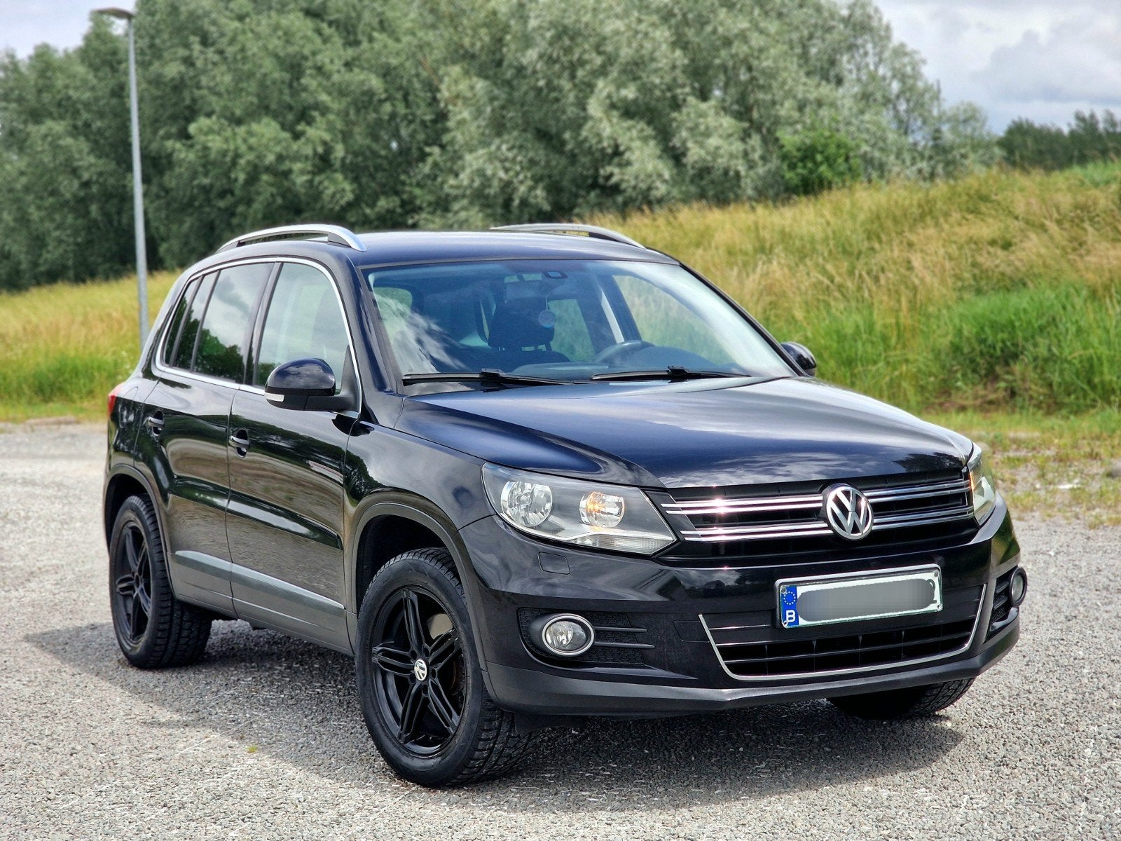 Volkswagen Tiguan 1.4 TSI Benzine – 2012 – Topstaat Euro5a, Auto's, Euro 5, Zwart, Alcantara, Zwart
