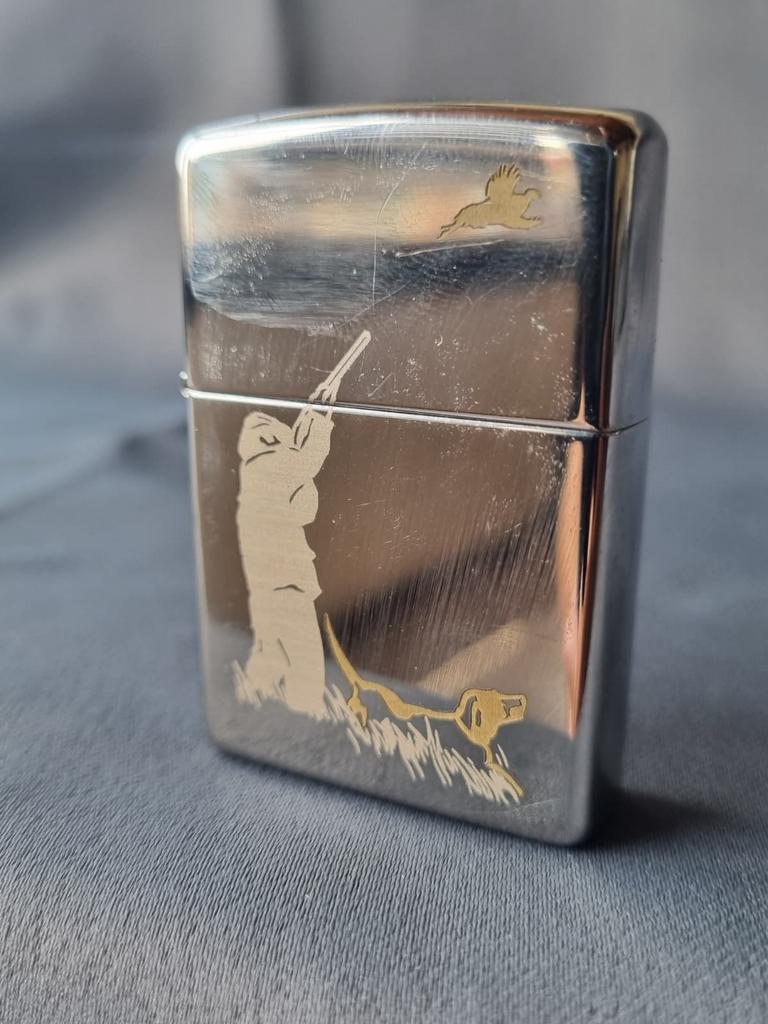 Zippo Hunting with Dog Aansteker 2009, Verzenden, Gebruikt, Aansteker