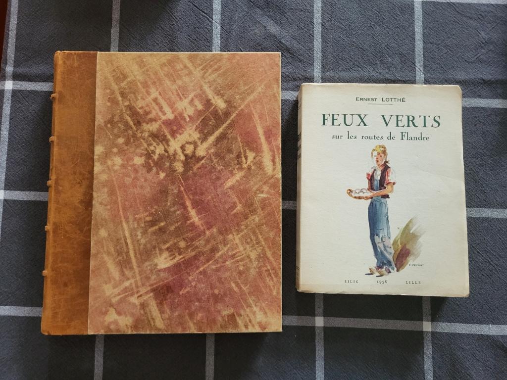 2 livres anciens sur la Flandre de E. Lotthé, Envoi, Utilisé, Ernest Lotthé