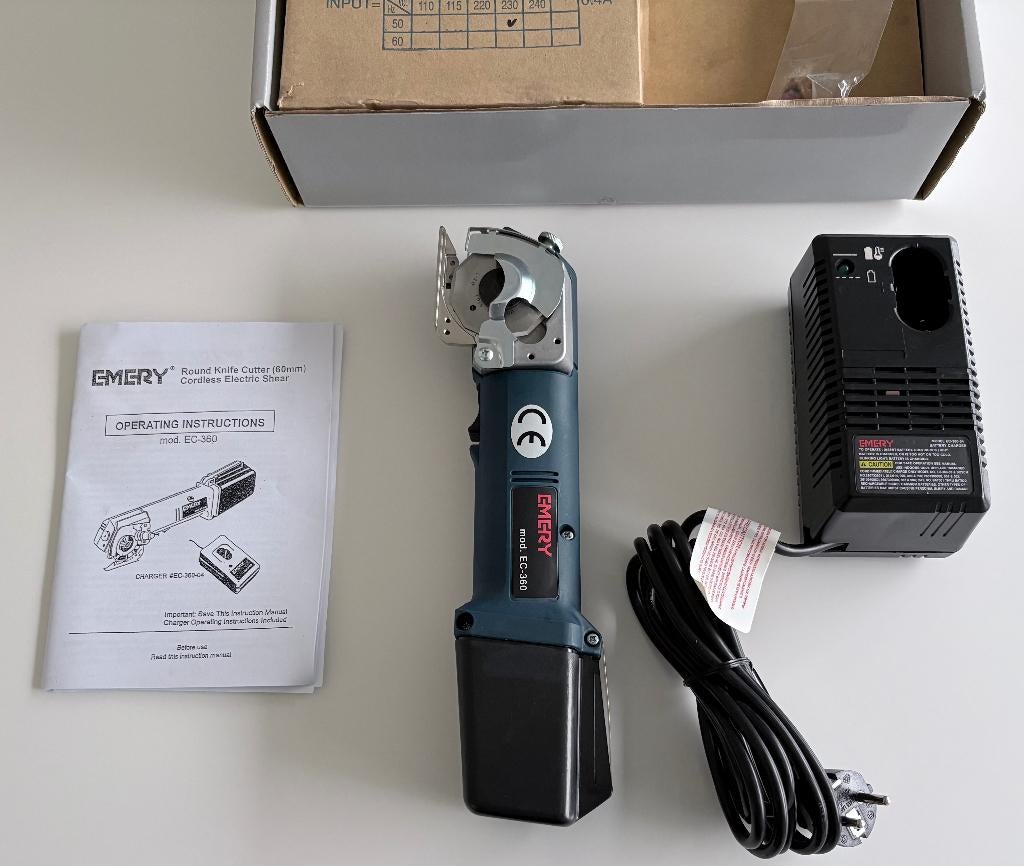 Snoerloze, elektrische snijmachine Emery EC-360, Ophalen of Verzenden, Nieuw