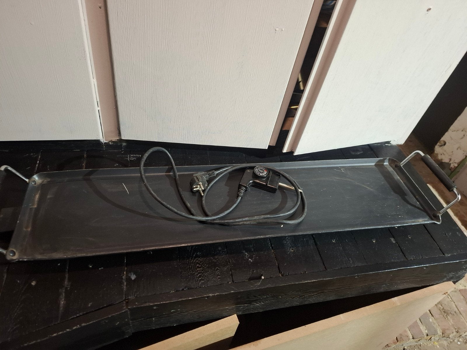 Bakplaat 1 meter, Ophalen
