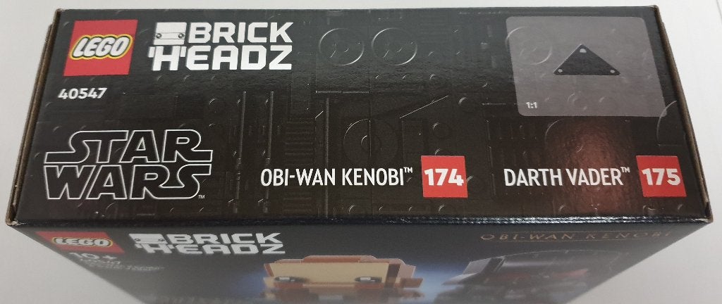 LEGO 40547 Obi‑Wan Kenobi & Dark Vador – NEUF & SCELLÉ, Neuf, Enlèvement ou Envoi, BrickHeadz, Ensemble complet