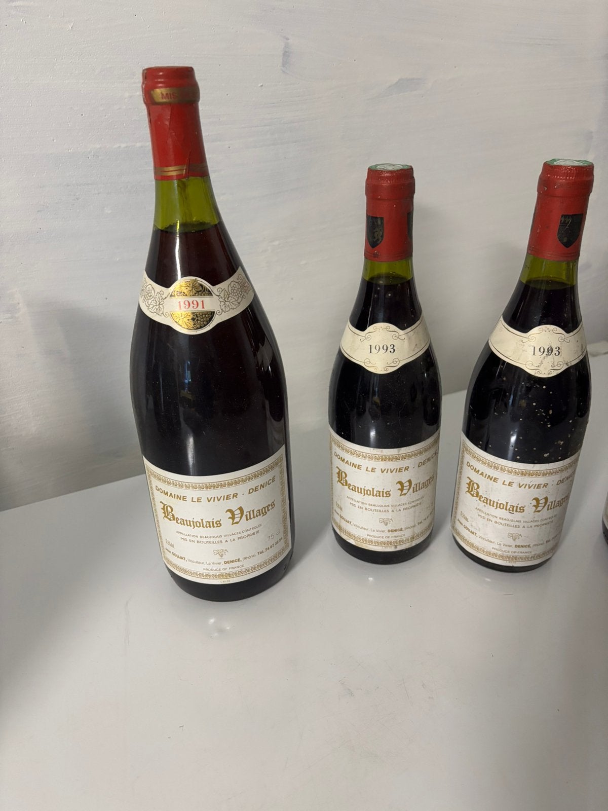 Beaujolais village, Enlèvement ou Envoi, Comme neuf, Vin rouge