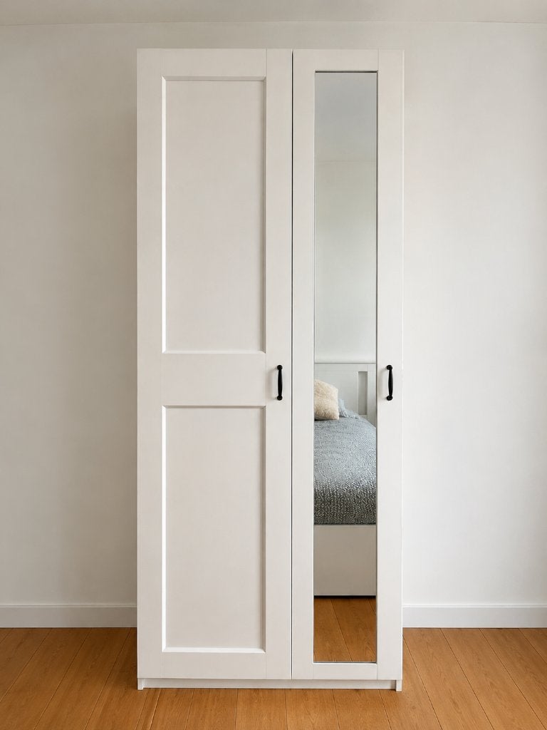 Armoire IKEA PAX avec porte à vendre – 180, Maison & Meubles, Armoires | Dressoirs, Comme neuf, 200 cm ou plus, 50 à 75 cm, Avec espace de penderie