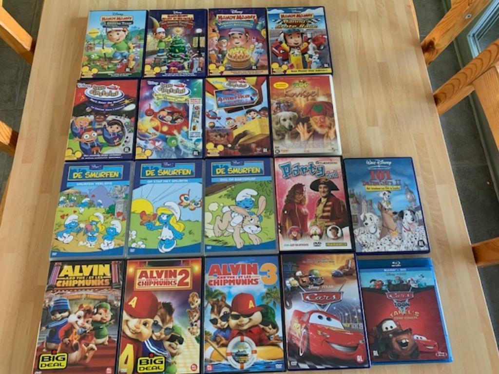 9 kinder DVD's, Ophalen, Avontuur