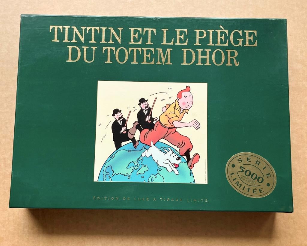 Tintin et le piège du Totem Dhor - TL luxe - 1993 - Nathan, Envoi