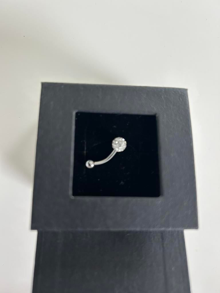 Navelpiercing (nieuw), Handtassen en Accessoires, Piercings, Ophalen, Nieuw, Navelpiercing, Met strass