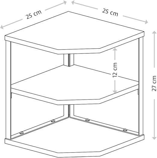 Étagère de cuisine d'angle à 2 niveaux | LIVRAISON GRATUITE, Maison & Meubles, Neuf, -, -, KESPER