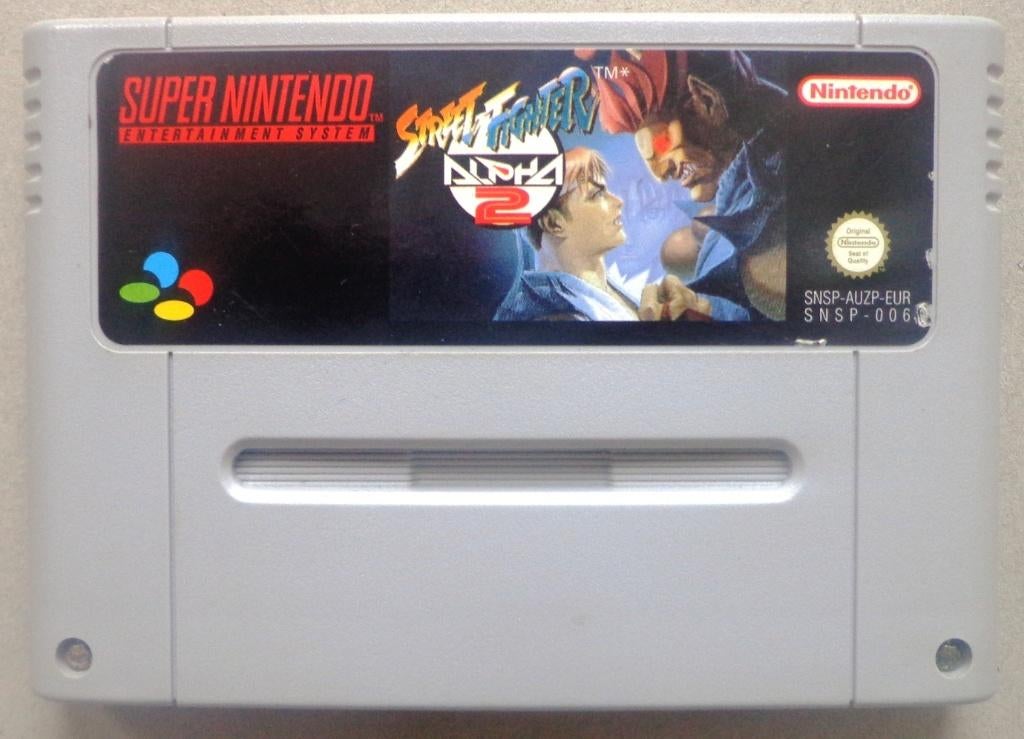 Street Fighter 2 ALPHA voor de Europese Super Nintendo, Consoles de jeu & Jeux vidéo, Jeux | Nintendo Super NES, Utilisé, Enlèvement ou Envoi