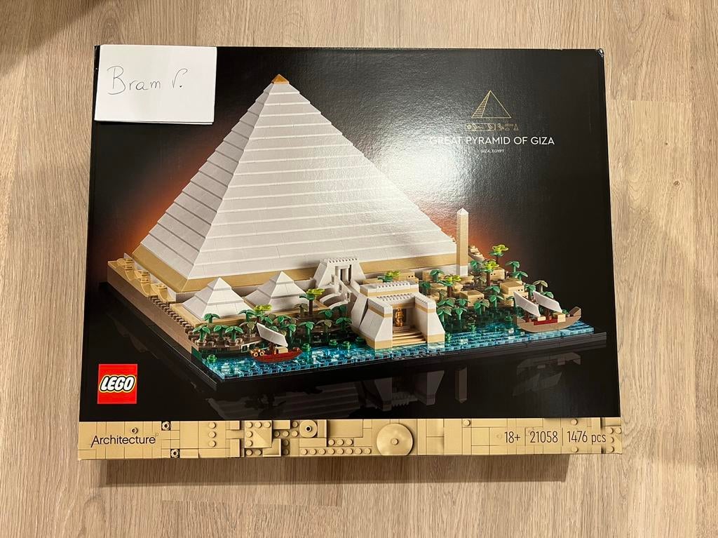 Lego 21058 the great pyramid of giza, Kinderen en Baby's, Speelgoed | Duplo en Lego, Ophalen of Verzenden, Zo goed als nieuw, Lego