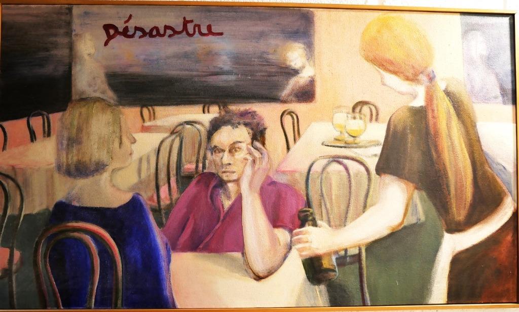 Olieverfschilderij Désastre, Ophalen