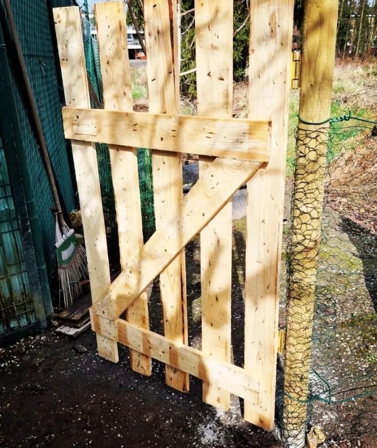 Pallerkaders , hekje voor tuin of andere, Doe-het-zelf en Bouw, Hout en Planken, Ophalen, Zo goed als nieuw